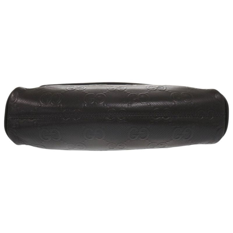 Gucci GG Embossed 658565 Black Messenger Bag Shoulder Bag Black 1774 Gucci Men's