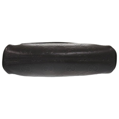 Gucci GG Embossed 658565 Black Messenger Bag Shoulder Bag Black 1774 Gucci Men's