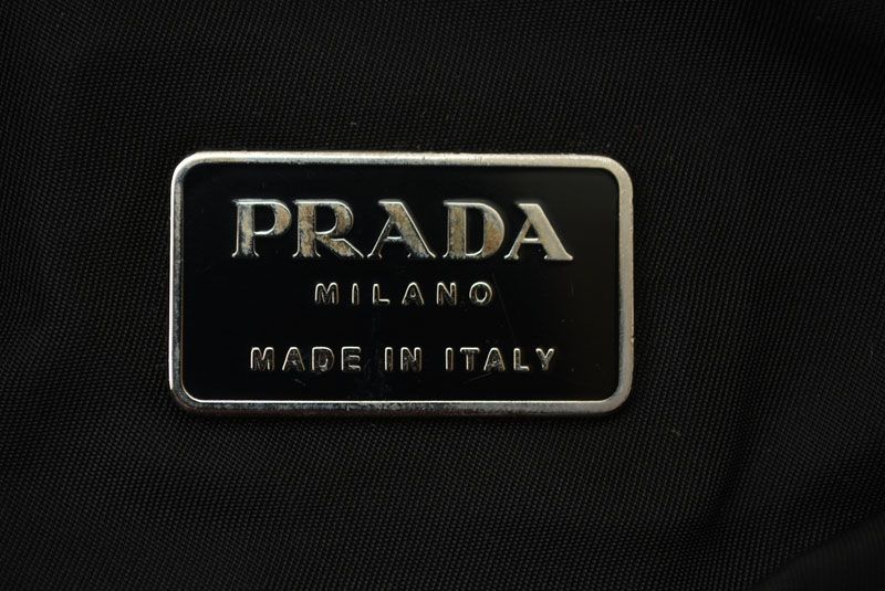 Prada Shoulder Bag Body Bag Prada Tessuto Black Men Women