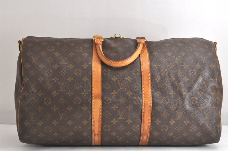 Louis Vuitton Monogram Keepall Bandouliere 55 M41414 Boston Bag 3055n