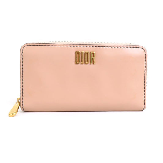 Christian DIOR Round Zipper Long Wallet