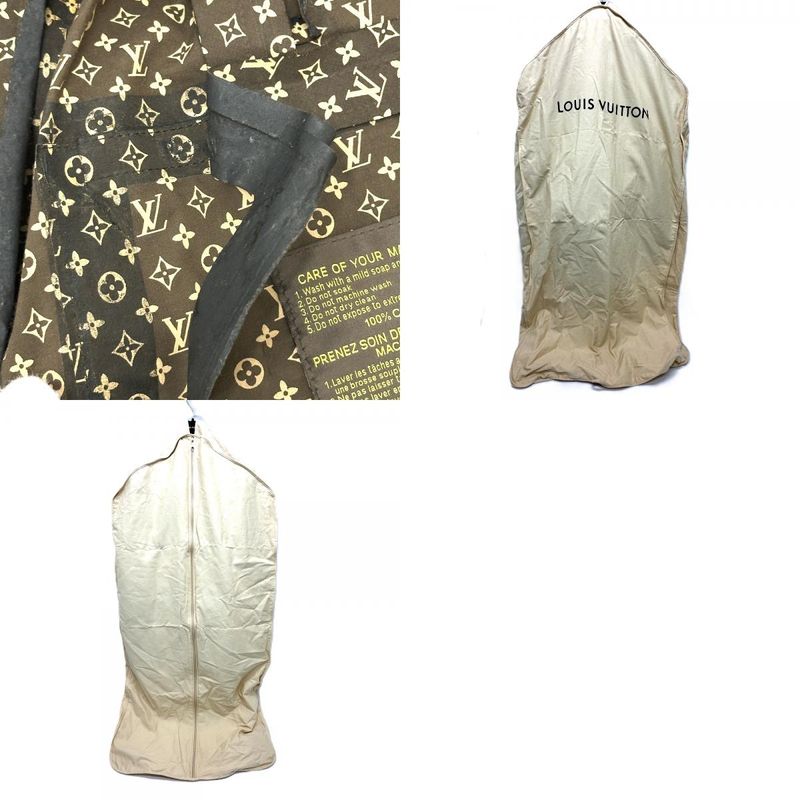 Louis Vuitton Pea Coat Mackintosh Cotton Black