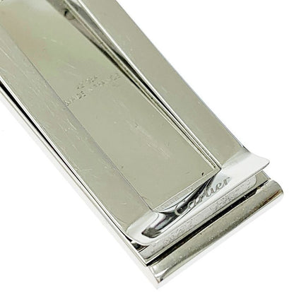 Cartier Stainless Steel C de Cartier Decor Money Clip Silver 360399 Money Clip