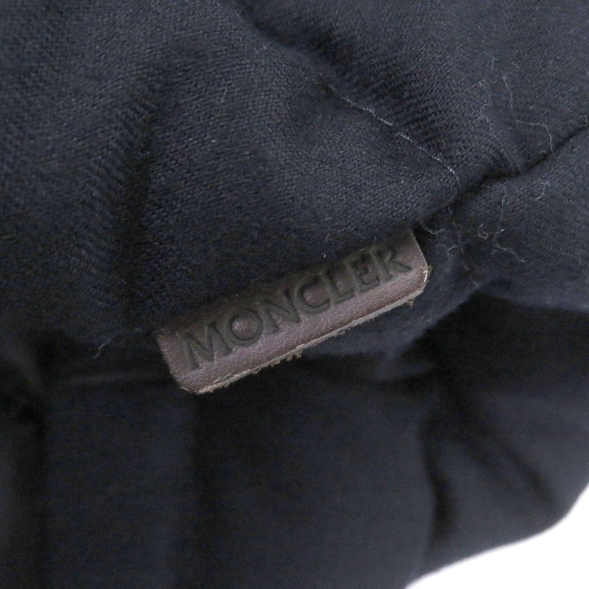 Moncler Delabost Giubbotto Wool Stand Collar Double Zip Down Jacket Navy 3 — view 6