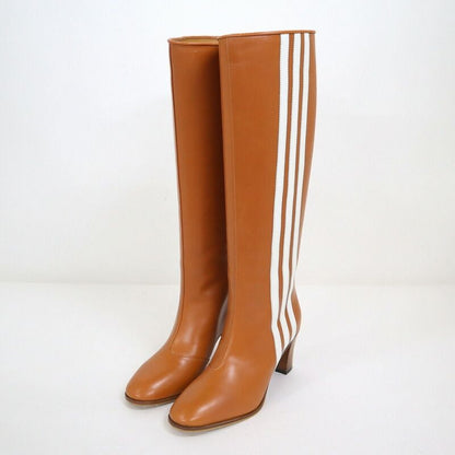 Gucci Adidas Long Boots Knee High 38.5 Brown