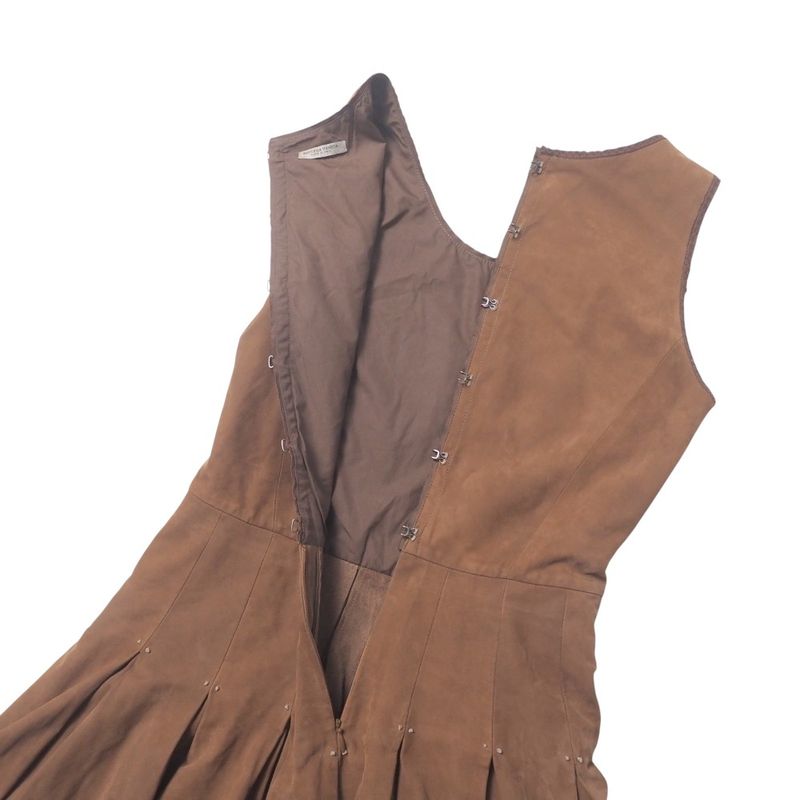 Bottega Veneta Bottega Veneta Dress Size 40 Nubuckles Zipper Lace Trimming Made