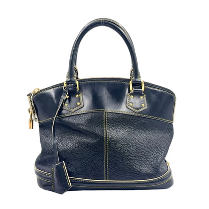 Louis Vuitton Lockit PM Suhali Noir Leather Black Handbag
