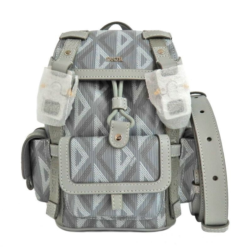 Dior Hit The Road Mini Backpack 2 cdp Gray CD Diamond Rucksack