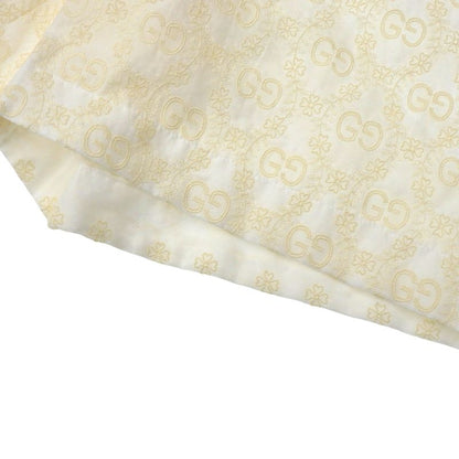 Gucci 627841 Cotton GG Embroidery Shorts Off White 38 Genuine