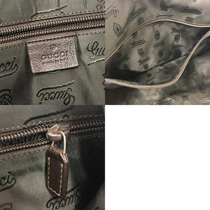 Gucci Tote Bag Guccissima 201482 Leather Brown