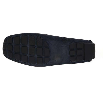 Louis Vuitton Suede Driving Shoes Navy 10