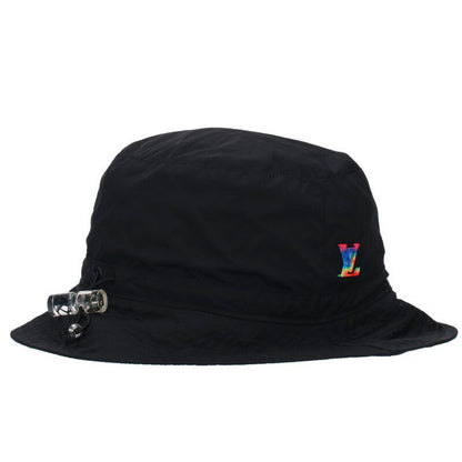 Louis Vuitton Mp2552 Rainbow Logo Nylon Bucket Hat Men's