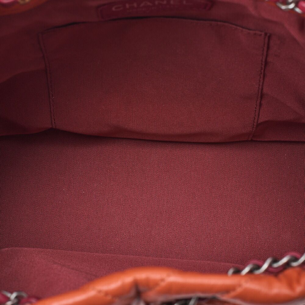 Chanel Chain Backpack Matelasse Gabrielle De Chanel Silver And Gold Hardware