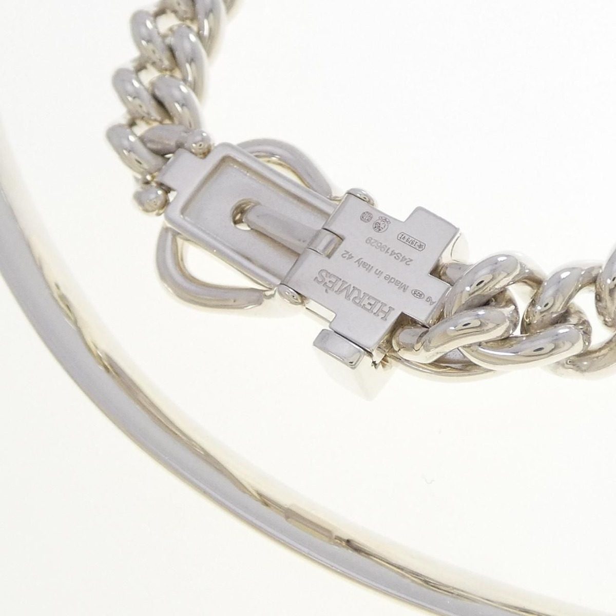 Hermes Booklet Series Inflexible Necklace — view 4