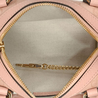 Gucci Ophidia Super Mini Handbag GG Supreme Canvas 781490 Pink Shoulder Bag