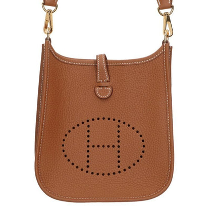 Hermes Evelyne TPM Engraved K Leather Shoulder Bag Men