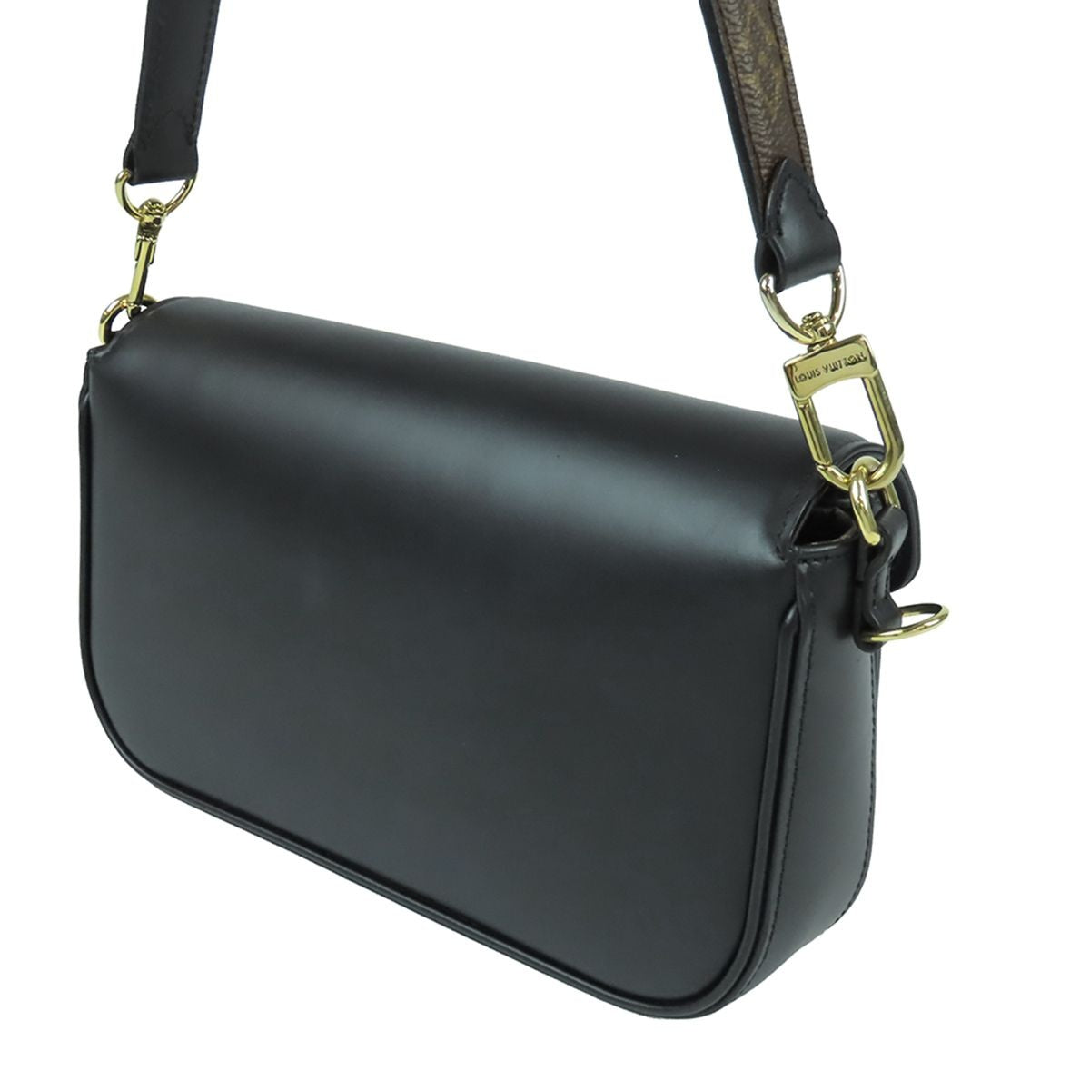 Louis Vuitton Swing Black Calfskin 2-Way Monogram Shoulder Bag — view 2