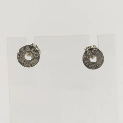 Tiffany & Co. Circle Earrings Silver