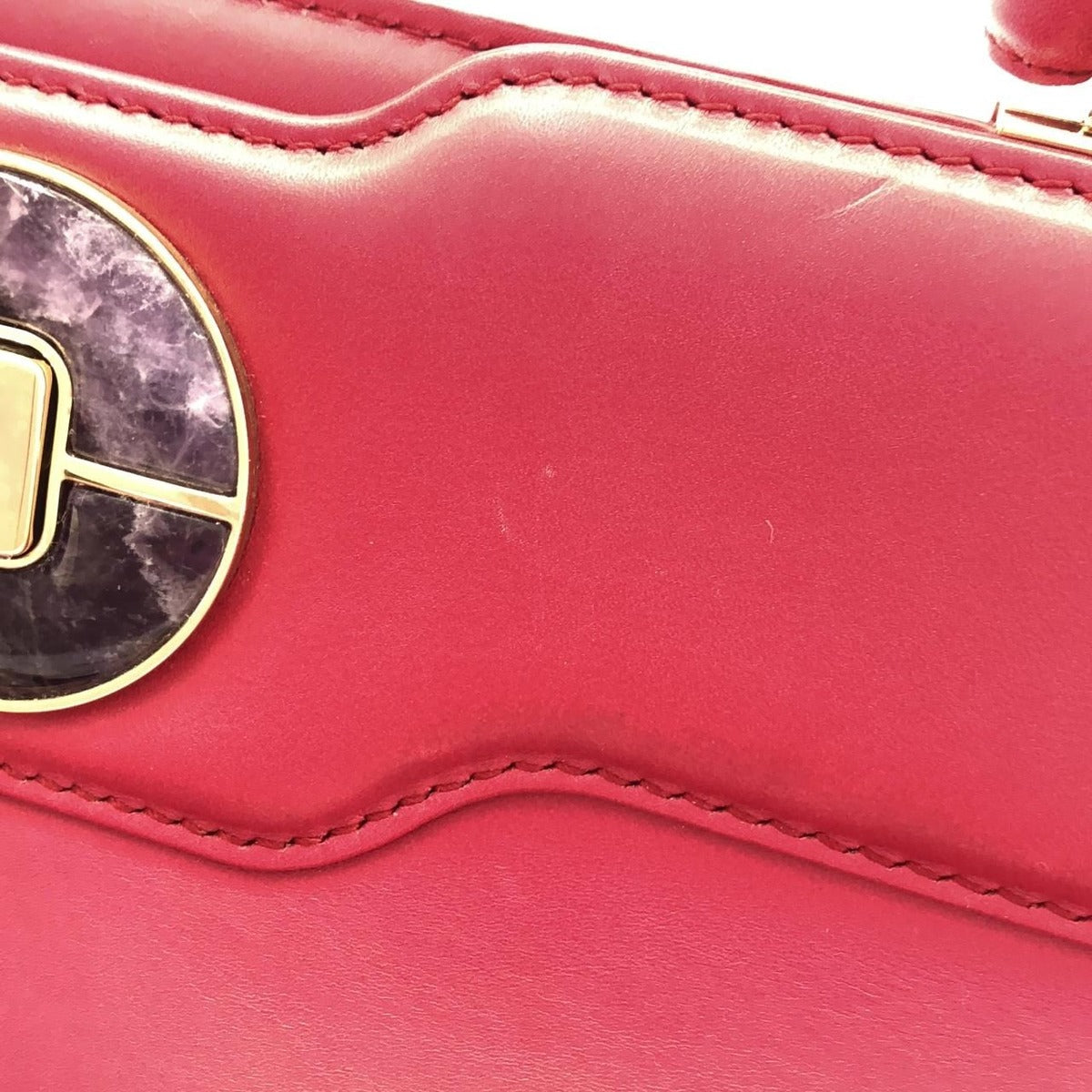 Bvlgari Bag Leather Pink — view 6