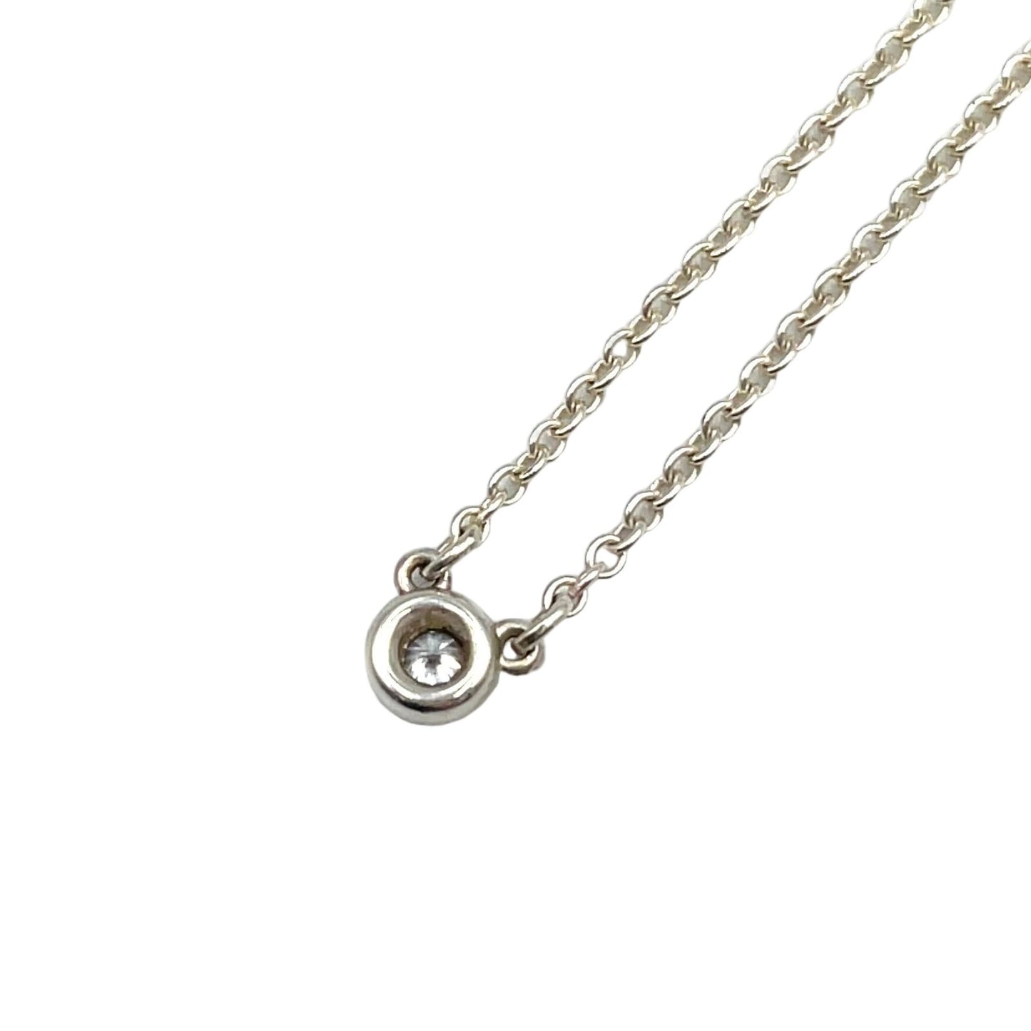 Tiffany & Co Diamond by the Yard Single 0.03 Silver Necklace — view 2