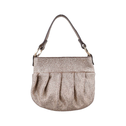 Fendi Mini Chef Gold Leather Wtj Handbag