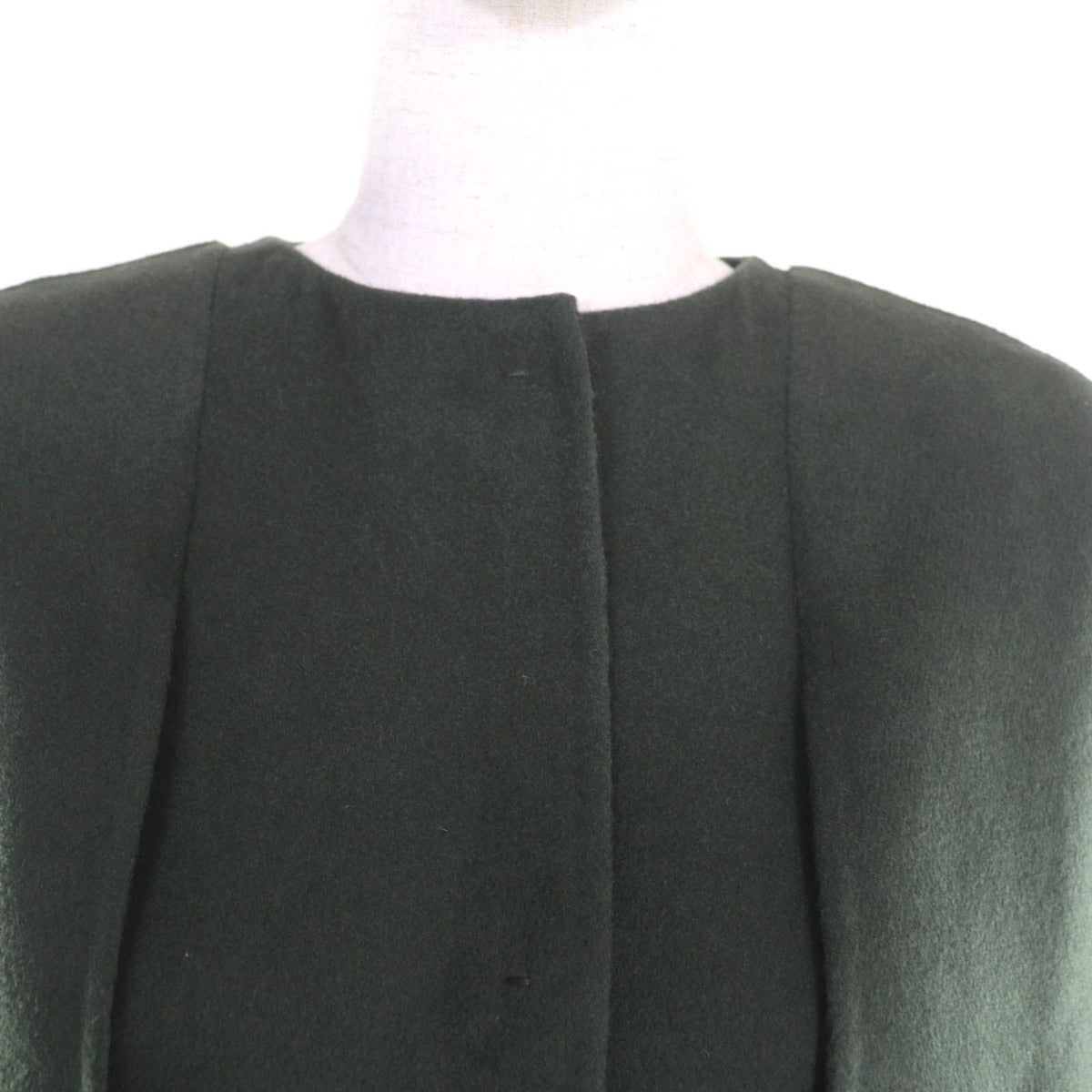 Fendi Ff8369 100% Wool Fox Fur Pocket No Collar — view 4