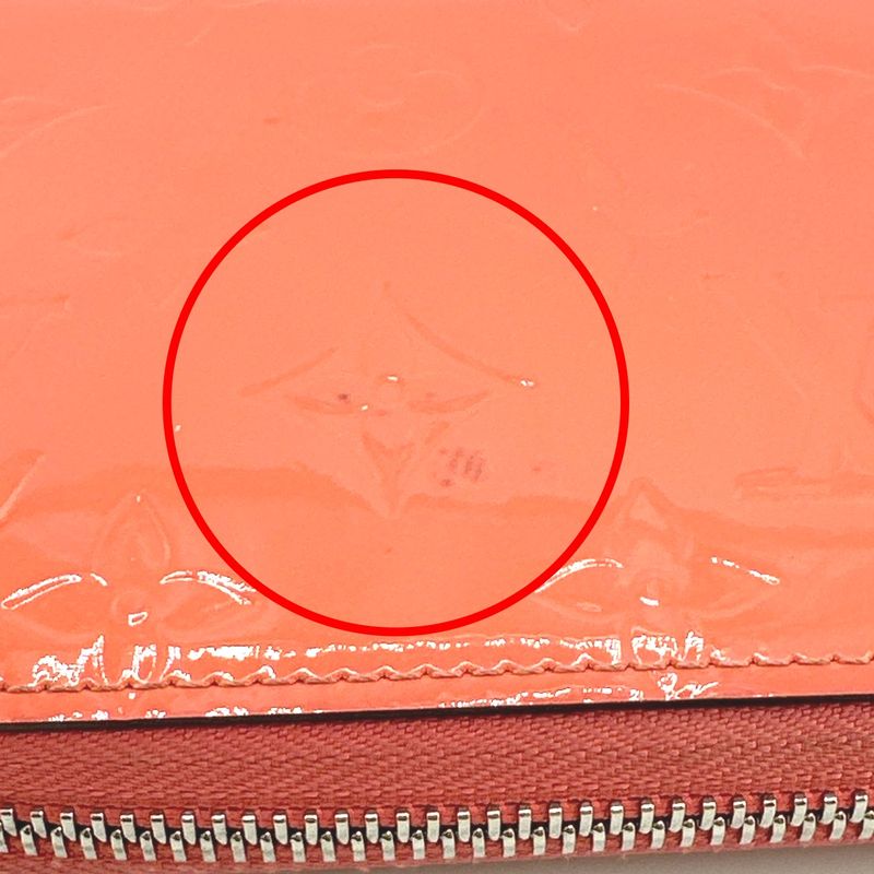 Louis Vuitton M93202 Vernis Round Zipper Zippy Wallet Long Wallet Louis Vuitton