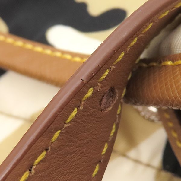 Prada 2way Bag Camouflage Pattern Shoulder Nylon Leather Sabbia Silver Hardware