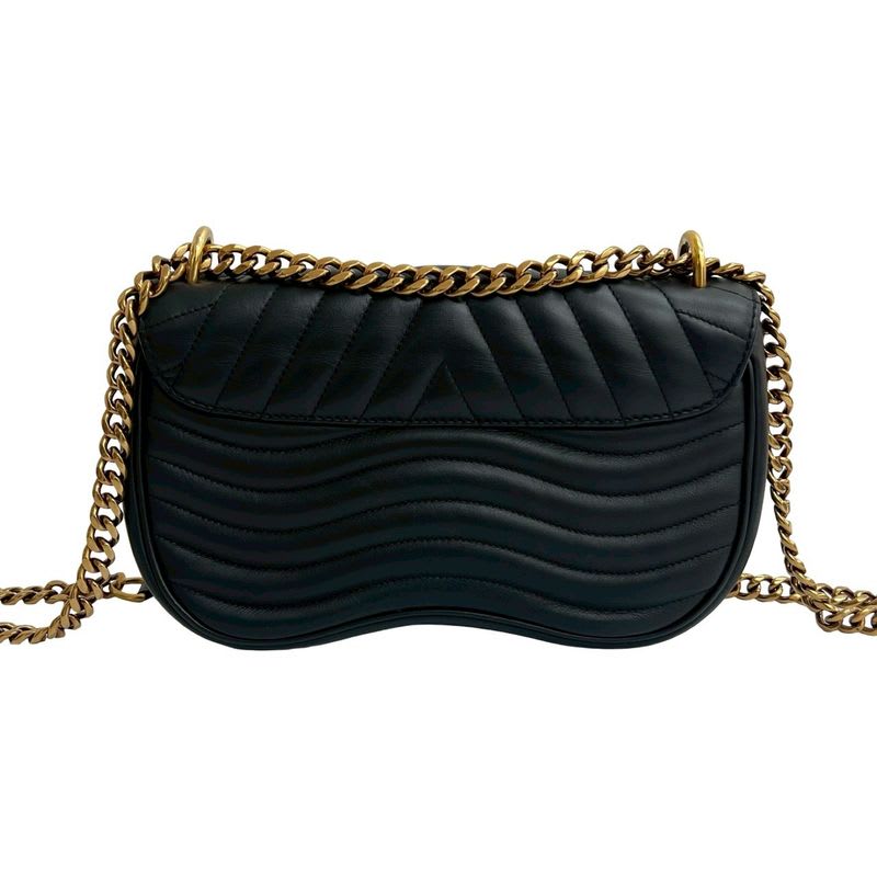 Louis Vuitton New Wave Leather 2-Way Chain Shoulder Bag Handbag