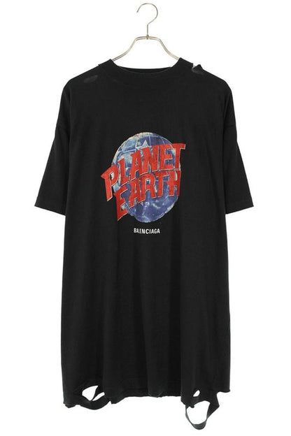 Balenciaga 787349 Trvc9 Planet Earth Oversized T-shirt Men's 2