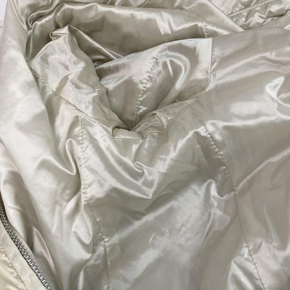 Prada Blouson Size 42 M Women's 291511 Ivory Cotton / Long Sleeve / Zip Up /