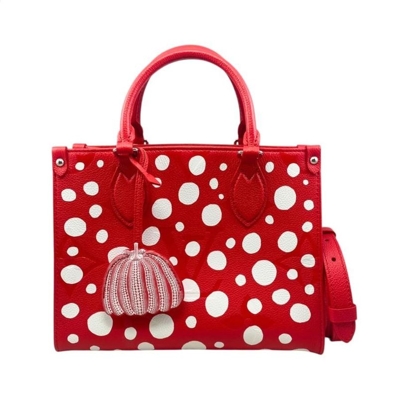 Louis Vuitton X Yayoi Kusama Handbag Shoulder Bag on-the-Go PM M46412 Monogram