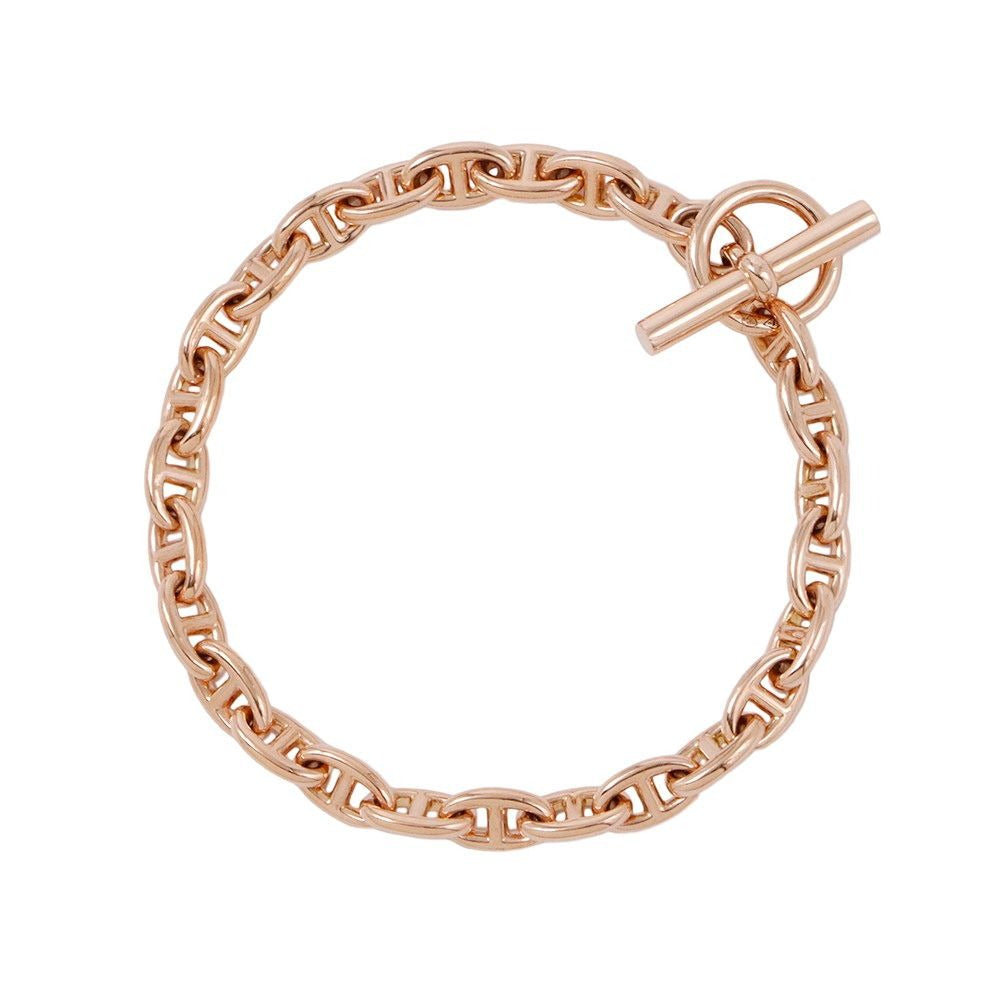 Hermes Bracelet Chaine D'ancre TPM 26 Links 18K Pink Gold