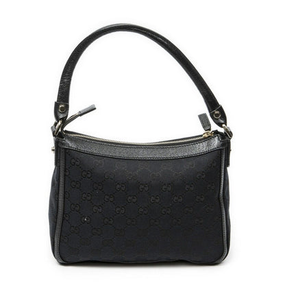 Gucci Small Abbey Top Handle Bag Black GG Canvas — view 5