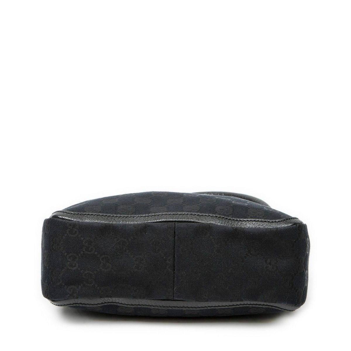 Gucci Small Abbey Top Handle Bag Black GG Canvas — view 6