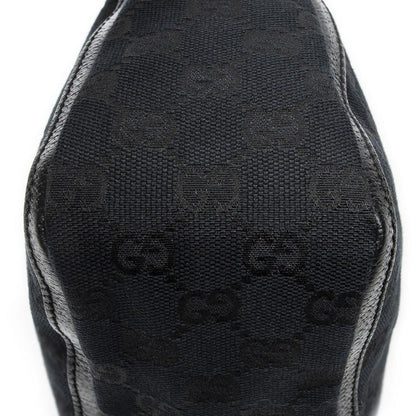 Gucci Small Abbey Top Handle Bag Black GG Canvas — view 7