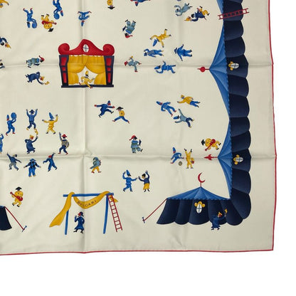 Bvlgari Bulgari Scarf Large Silk Clown Multicolor