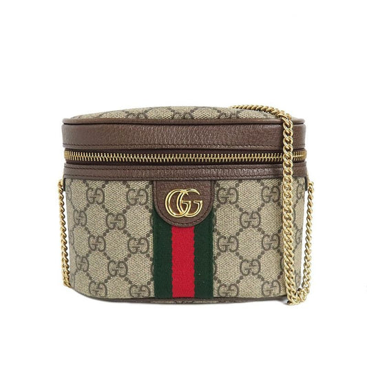 Gucci Ophidia Web Stripe Belt Bag 2-Way Shoulder Beige