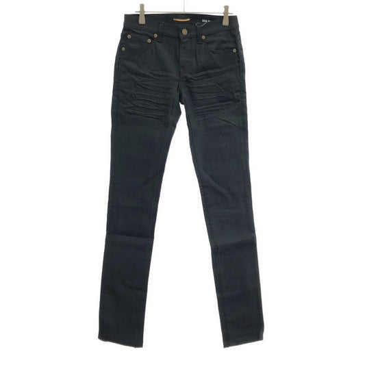 Saint Laurent Paris D26 W Sk-Lw Stretch Denim Pants 614447 Yo500 Black 24