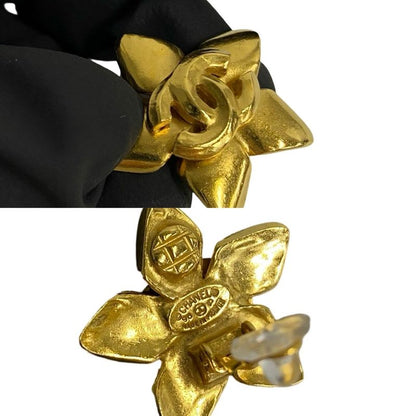 Chanel Chanel GP Vintage 96 Coco Mark Logo Motif Earrings