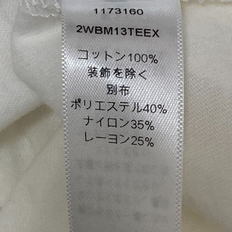 Dior Logo Cannage Embroidery Cotton Short Sleeve T-Shirt Kids Size 12 White