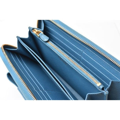 Prada Wallet Long 1 Ml506 Saffiano Fiocco Shape Pressed Leather — view 6