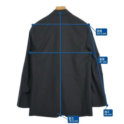 Celine Tailored Jacket Wool Black — view 7