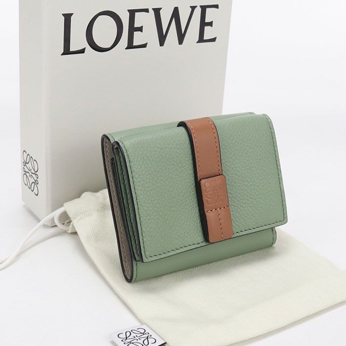 Loewe Anagram Trifold Wallet Calf