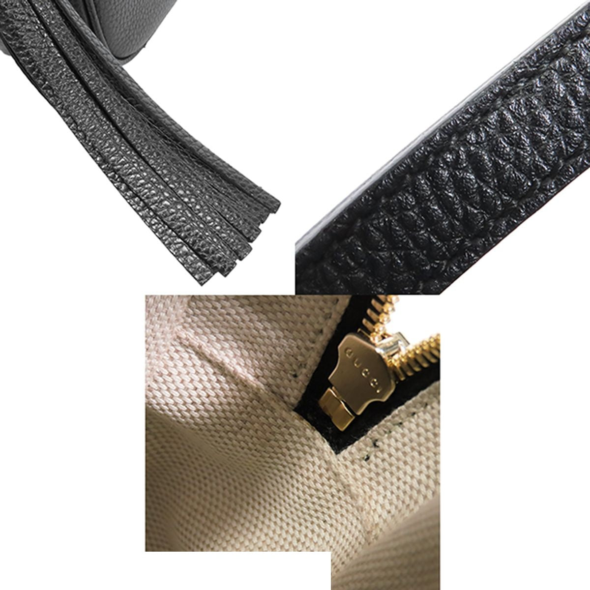 Gucci Soho Camera Bag Black Leather Interlocking G — view 8