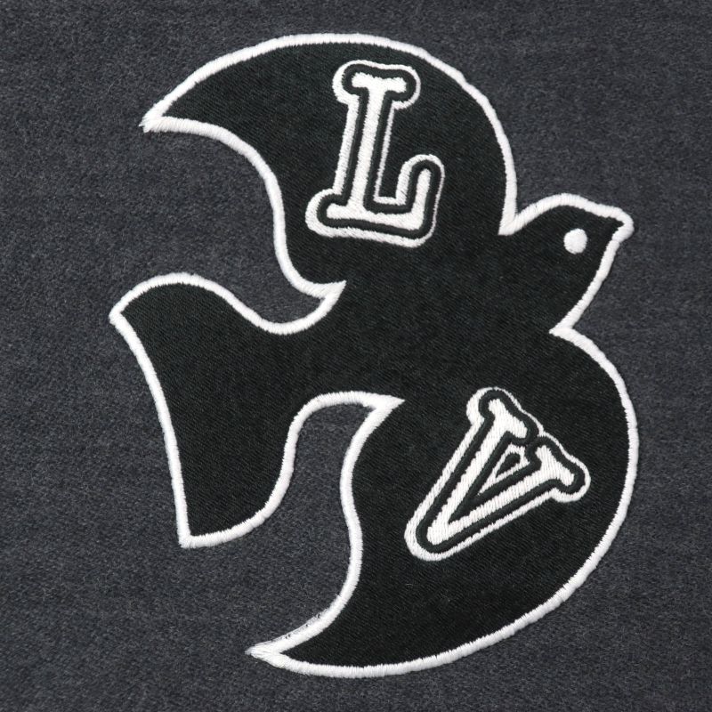  Louis Vuitton M77944 Echarpe LV Harmony Scarf 100% Wool With Logo Patch Gray