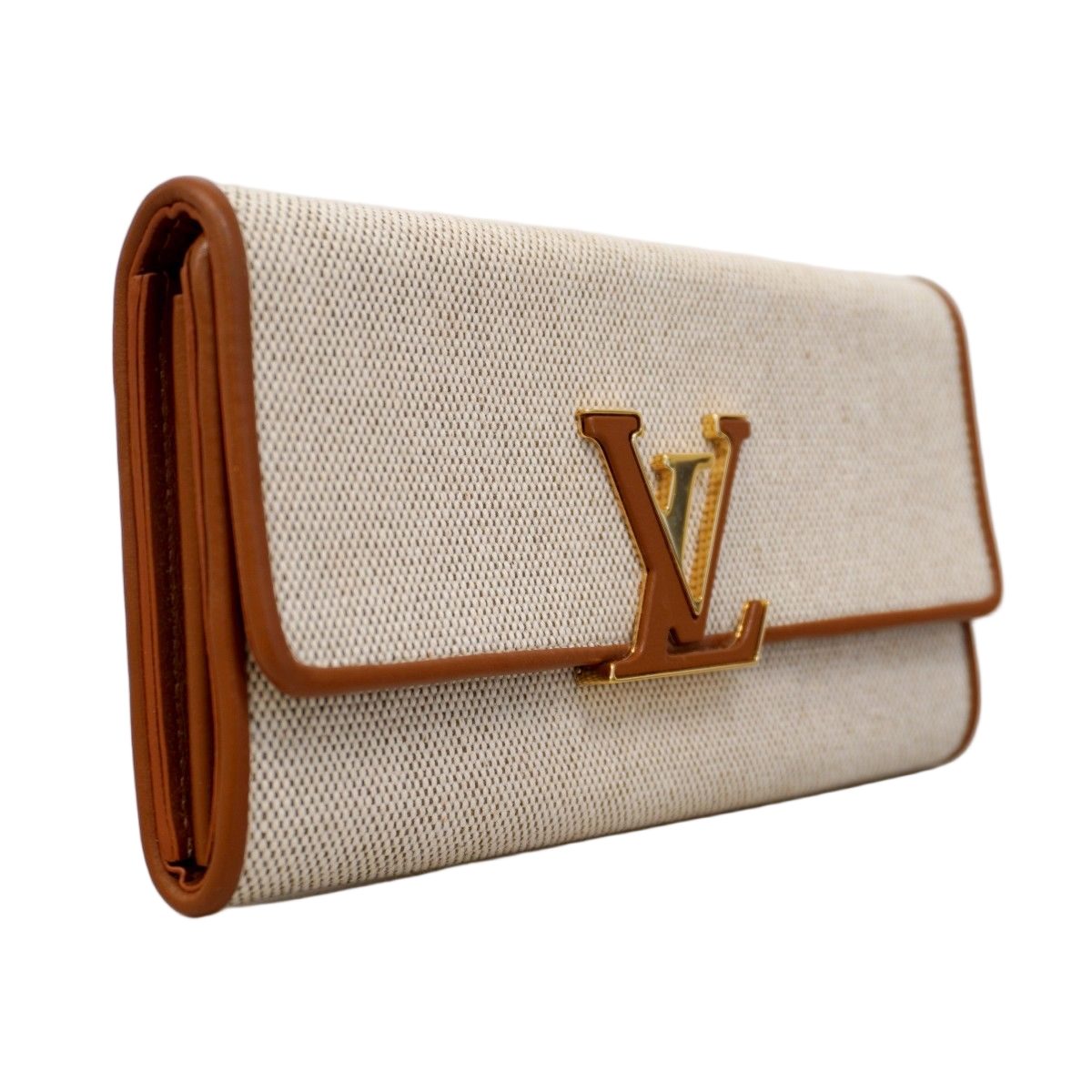 Louis Vuitton Wallet Portefeuille Capucines Beige — view 2