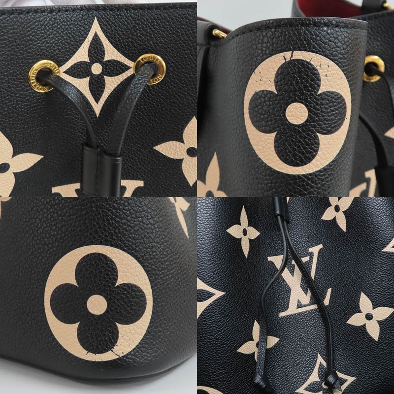 Louis Vuitton Neonoe MM M45497 Bicolor - Monogram Empreinte Black
