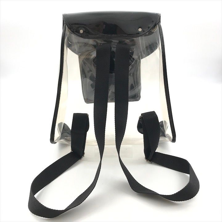 Versace Medusa Patent Vinyl Backpack Black