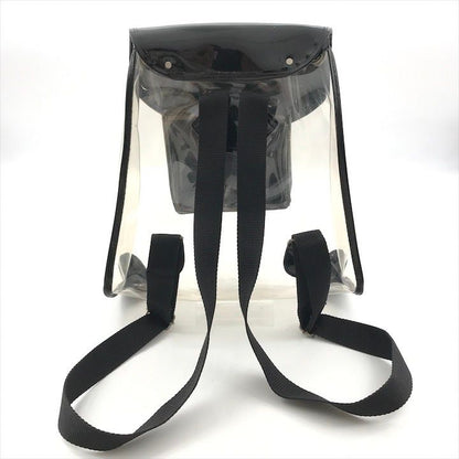 Versace Medusa Patent Vinyl Backpack Black
